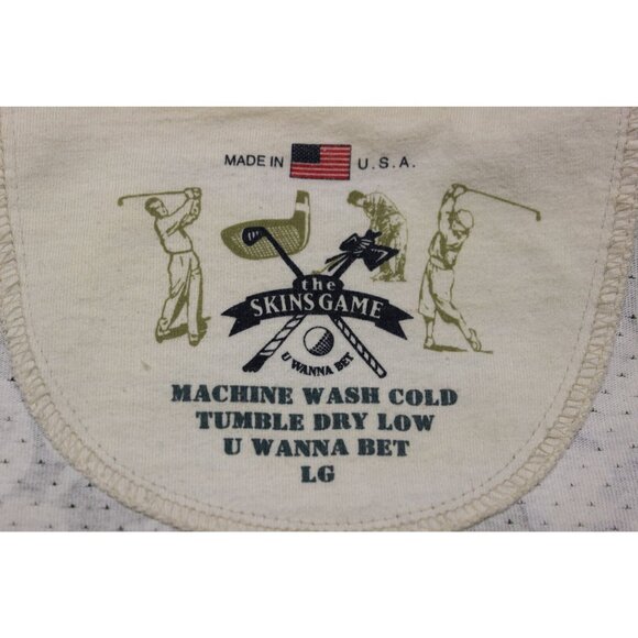 The Skins Game Vintage Golf Polo Men’s Size Large Floral Print Short Sleeve Shir - Picture 7 of 11